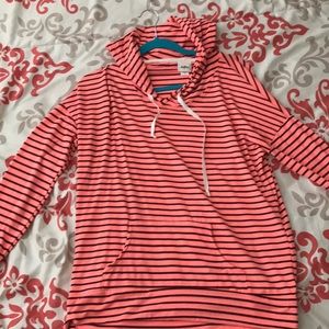 thin material, hoodie like t-shirt, never worn